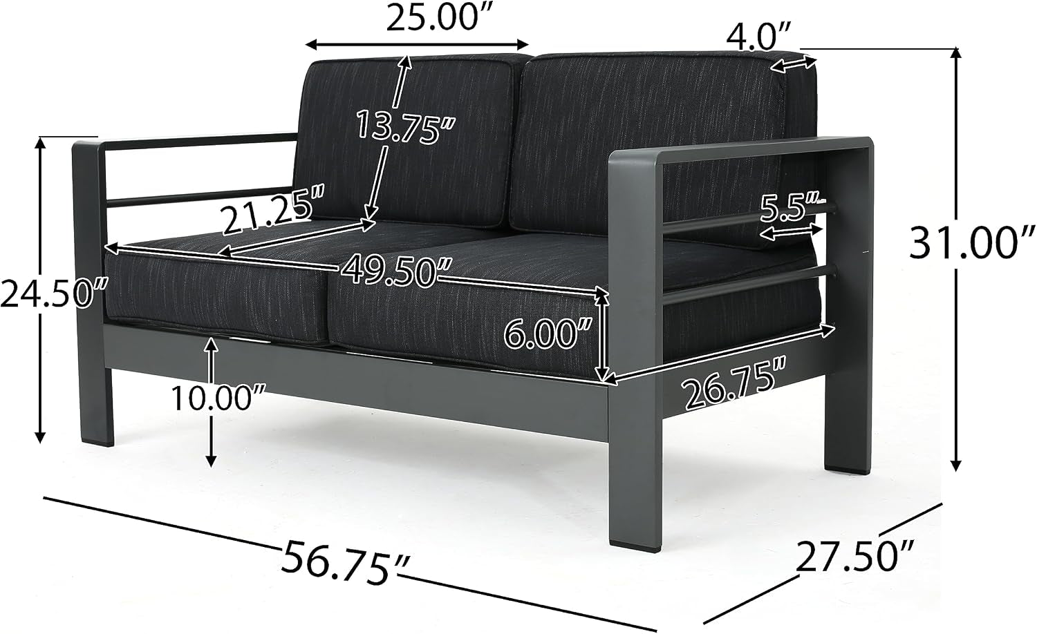 cape-coral-outdoor-aluminum-5-piece-loveseat-chat-set-water-resistant-cushions-grey-square-fire-table-32-00-w-x-27-5-d-x-24-6-h-dark-gray-gray