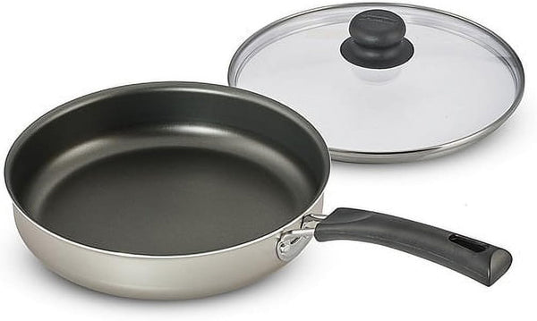 9 Piece Nonstick Cookware Set with Glass Lids, Pots and Pans Including Sauce, Dutch Oven and Sauté, Champagne Kitchen Collection8