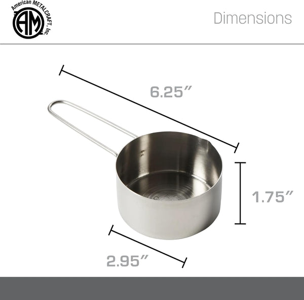 , Inc. MCW75 3/4 Stainless Steel Measuring Cup, 3/4-Cup, Silver, 1 Count (Pack of 1)4
