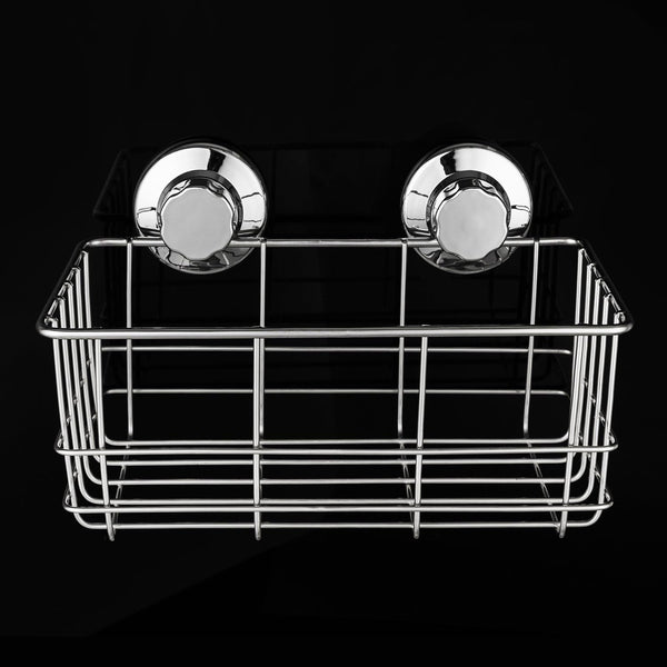 Suction Cup Deep Shower Caddy Bath Organizer Wall Shelf for Large Shampoo Gel Holder Bathroom Accessories Storage -Rustproof 304 Stainless Steel, 2-Pack7