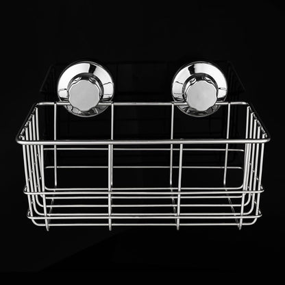 Suction Cup Deep Shower Caddy Bath Wall Shelf for Large Shampoo Shower Gel Holder Bathroom Storage - Rustproof Stainless Steel7