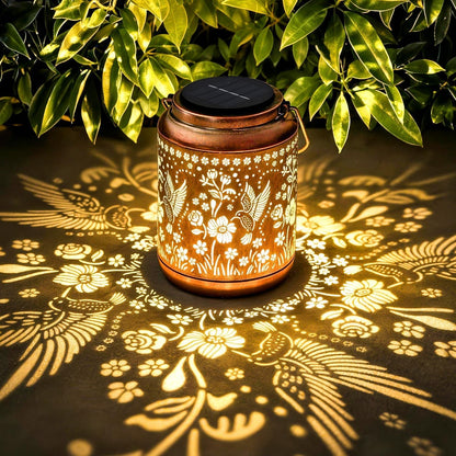 Hanging Solar Lantern Hummingbird Lights for Outdoor Table Decor1