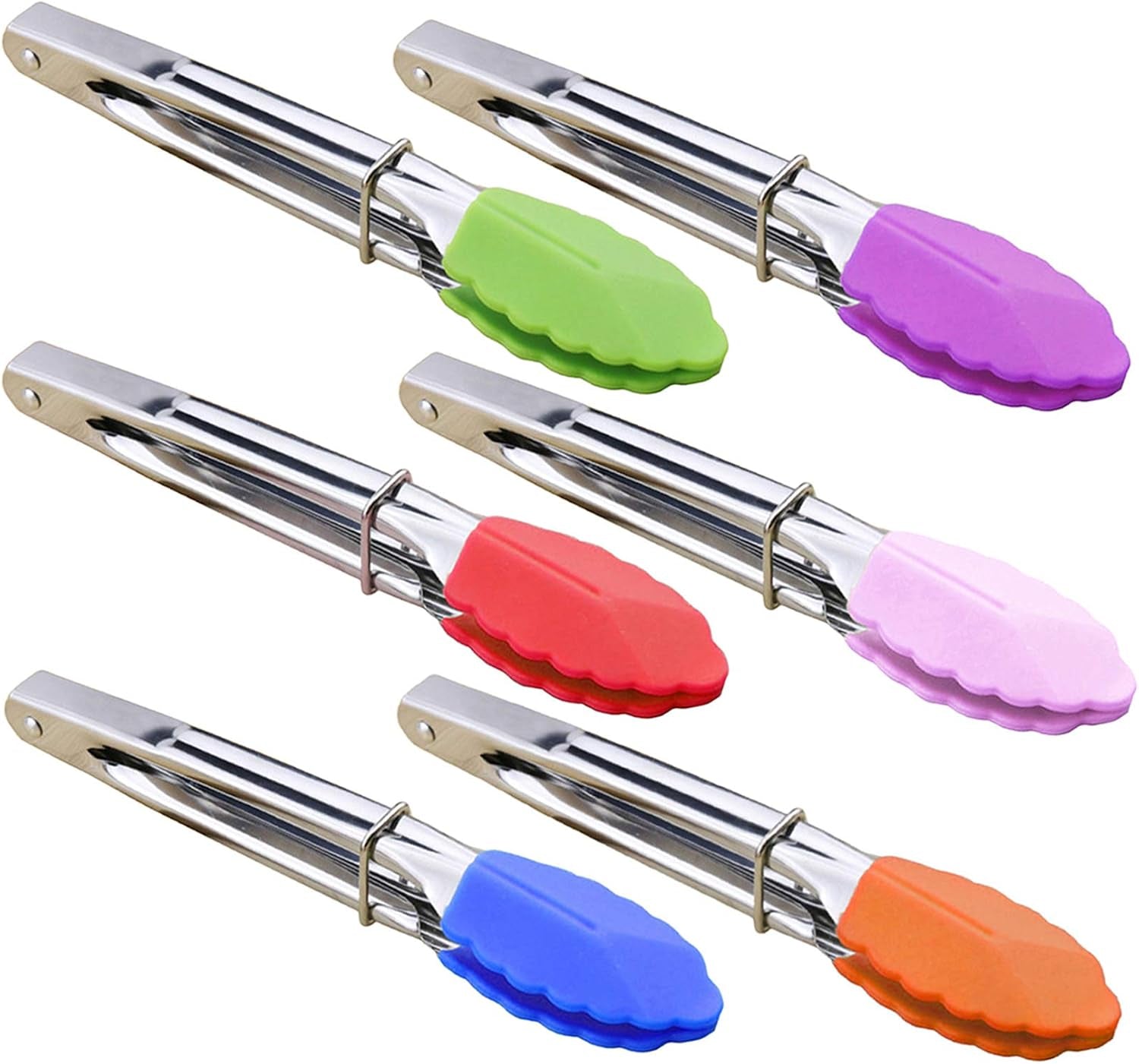 small-tongs-with-silicone-tips-7-inch-mini-serving-tongs-set-of-6