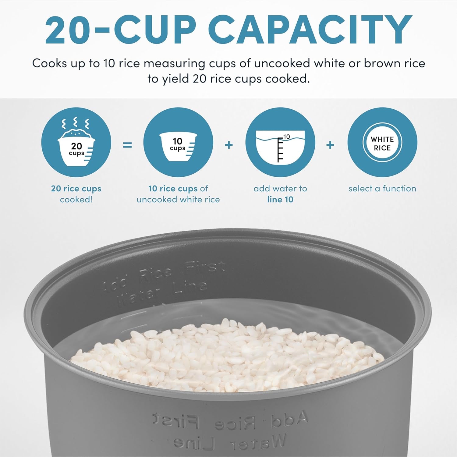professional-digital-rice-cooker-10-cup-uncooked-20-cup-cooked-multicooker-slow-cooker-steamer-oatmeal-cooker-egg-cooker-sts-5-qt-gray-arc-5200sg
