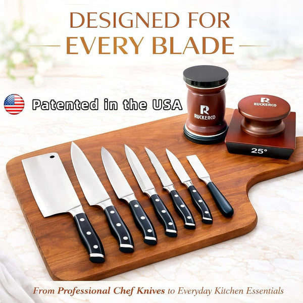 The Original Patented Knife Sharpener Kit, 4 Replaceable Ceramic Grinding Discs,Rolling Knife Sharpener 15& 20& 12& 25 Inclination Angles, Mother'S Day, Father'S Day,Birthday Give to You Love Most5