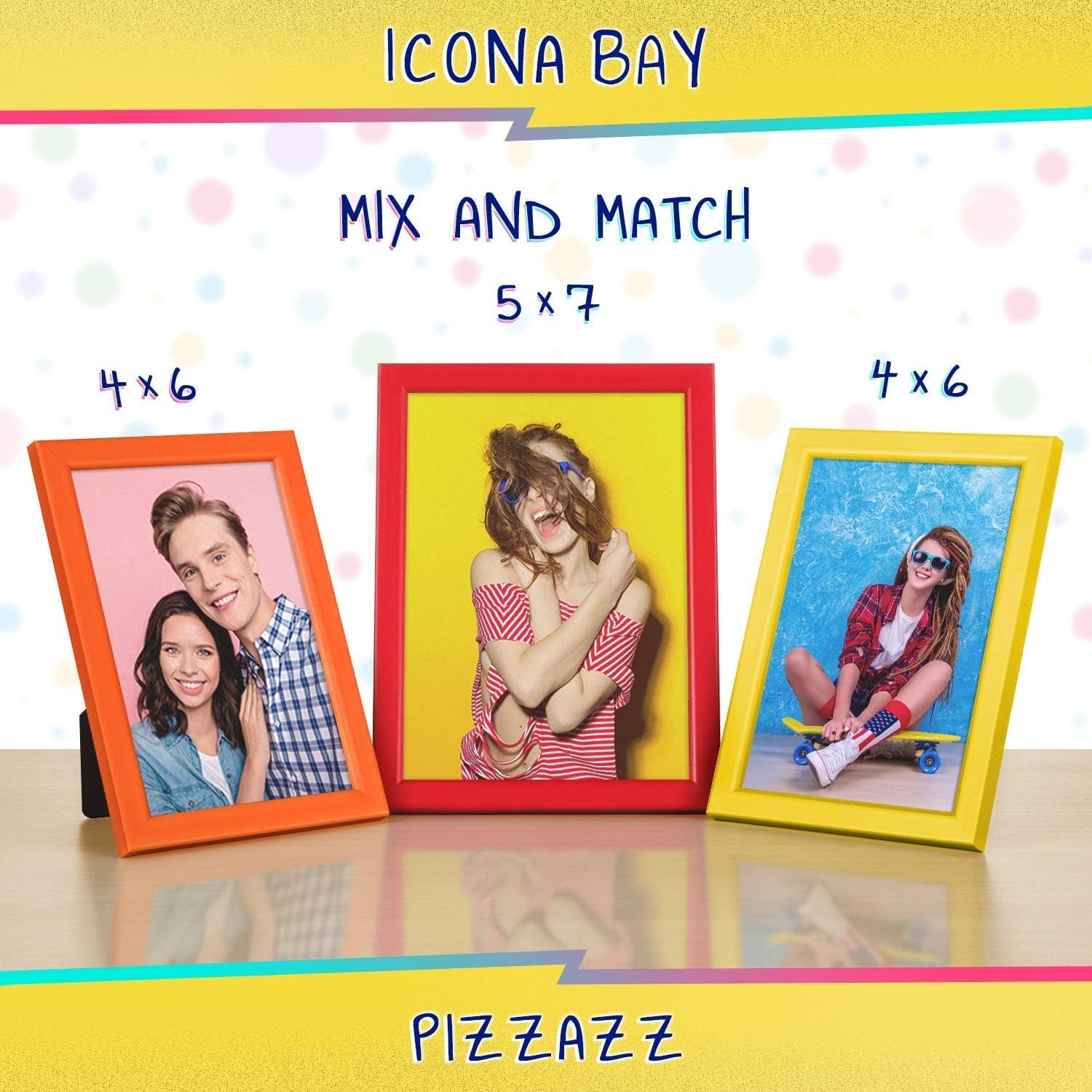 5x7-picture-frame-red-colored-solid-wood-scandinavian-style-frame-for-photo-pizzazz-collection