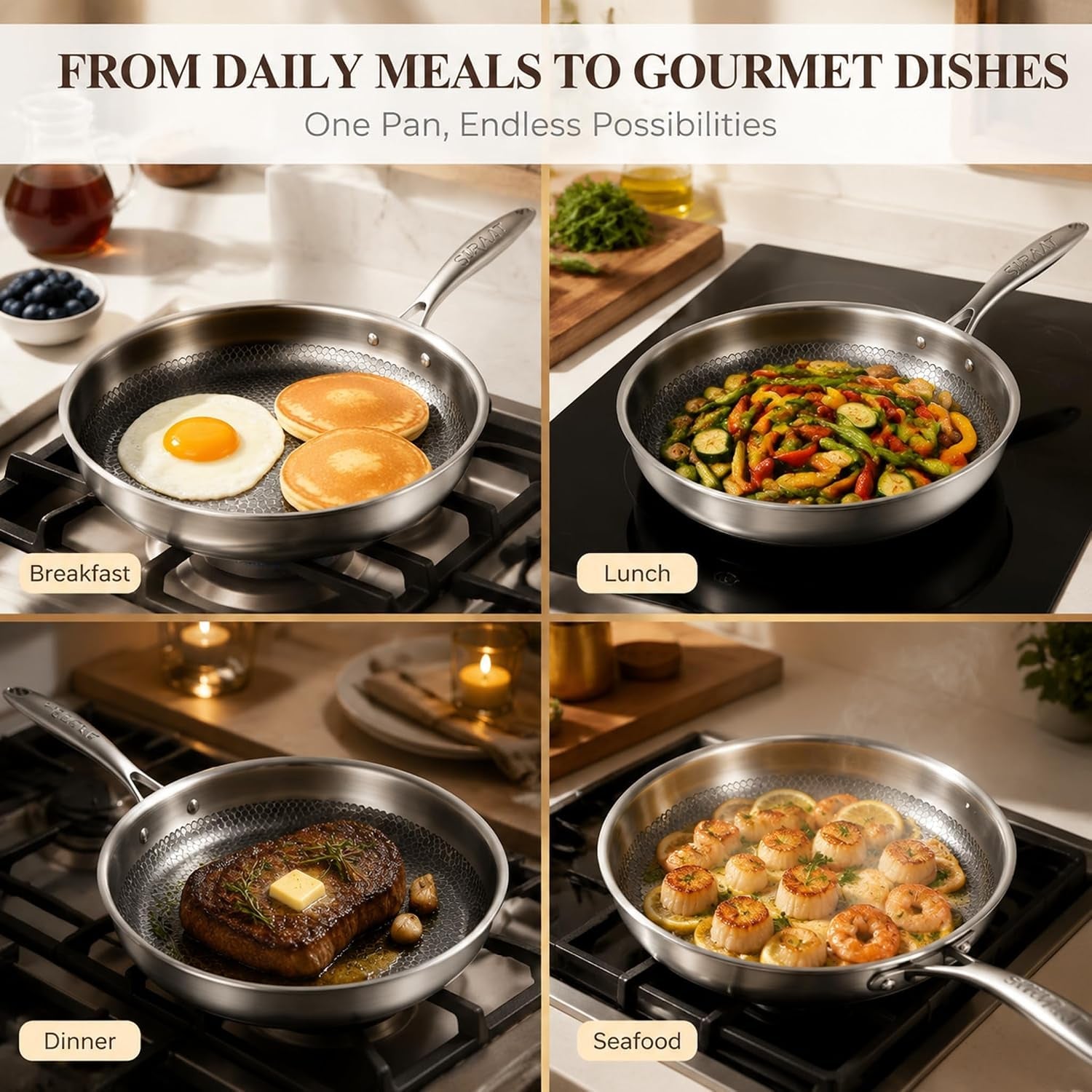 12-inch-titanium-frying-pan-pure-titanium-cooking-surface-with-hammered-pattern-pfas-free-3-ply-stainless-steel-induction-skillet-high-heat-oven-safe-coating-free-pan-with-tempered-glass-lid
