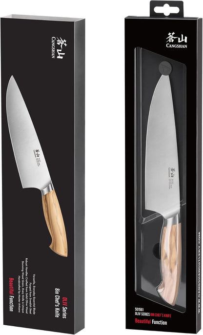 OLIV Series 8-Inch Chef'S Knife, Forged Swedish 14C28N Steel, 5015617