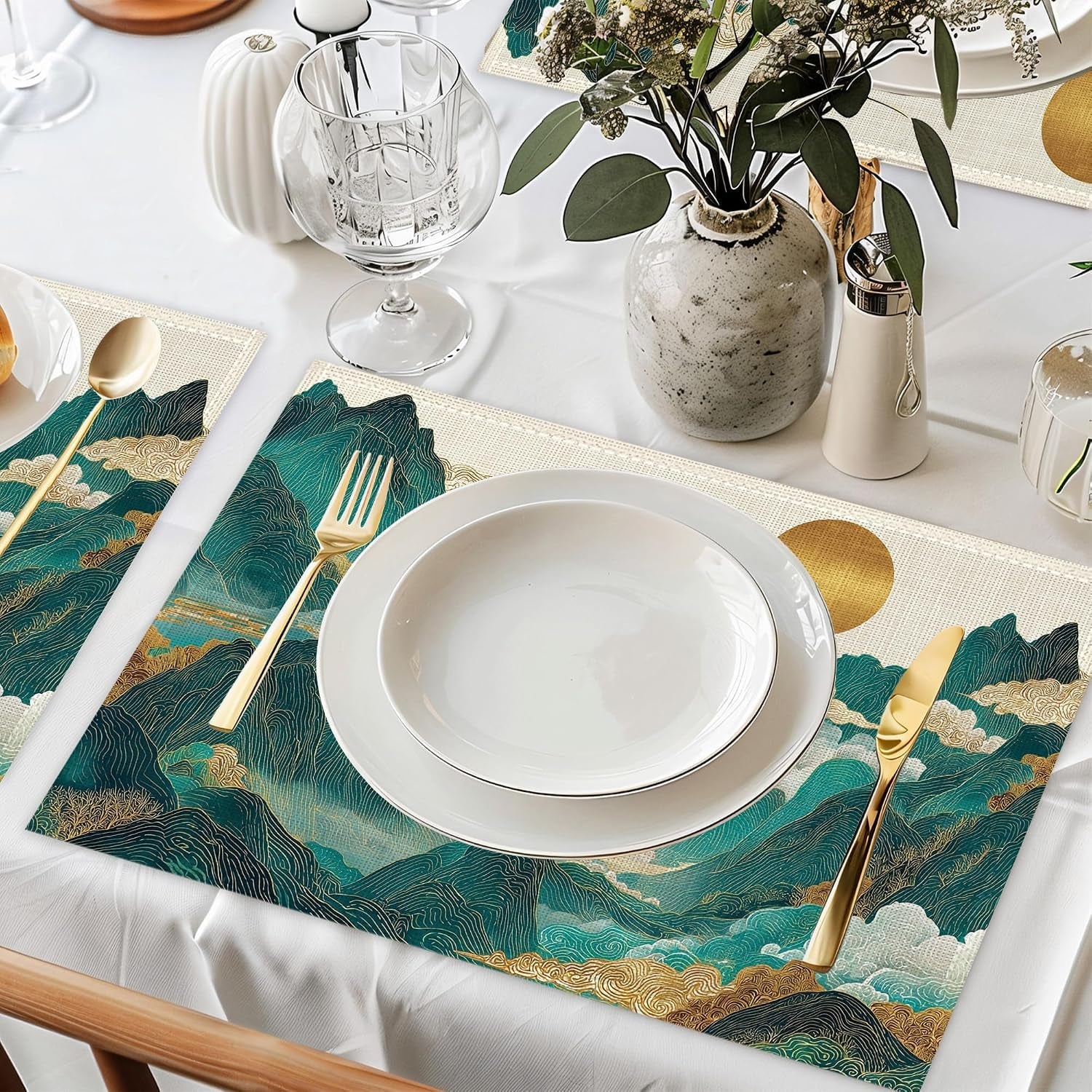 abstract-mountains-placemats-set-of-6-sunset-washable-kitchen-dining-linen-table-mats-for-home-party-dinner-indoor-outdoor-12x18inch