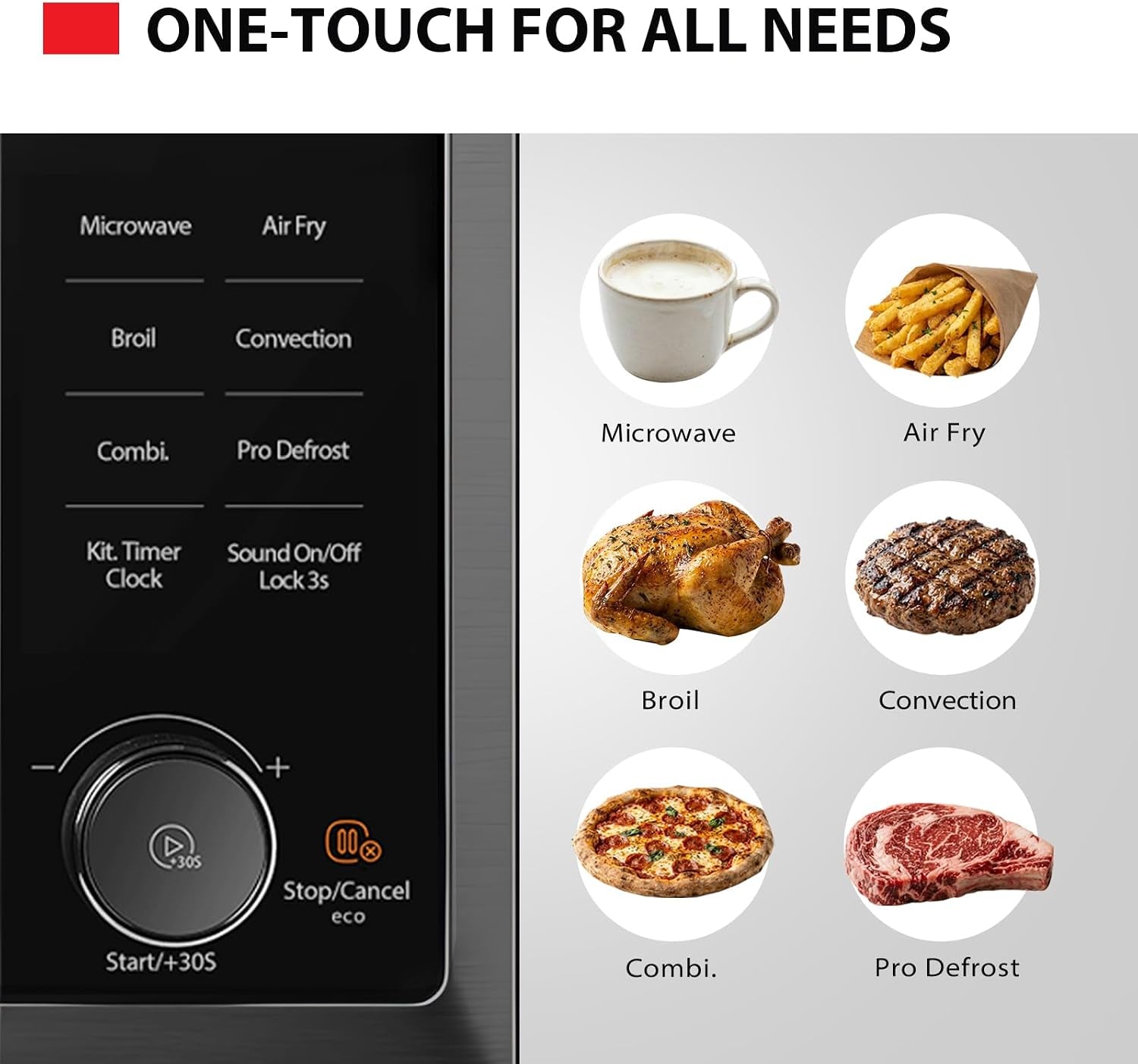 optichef-basic-countertop-microwave-air-fryer-combo-0-9-cu-ft-origin-inverter-tech-convection-bake-broil-27-auto-menus-black-stainless-steel