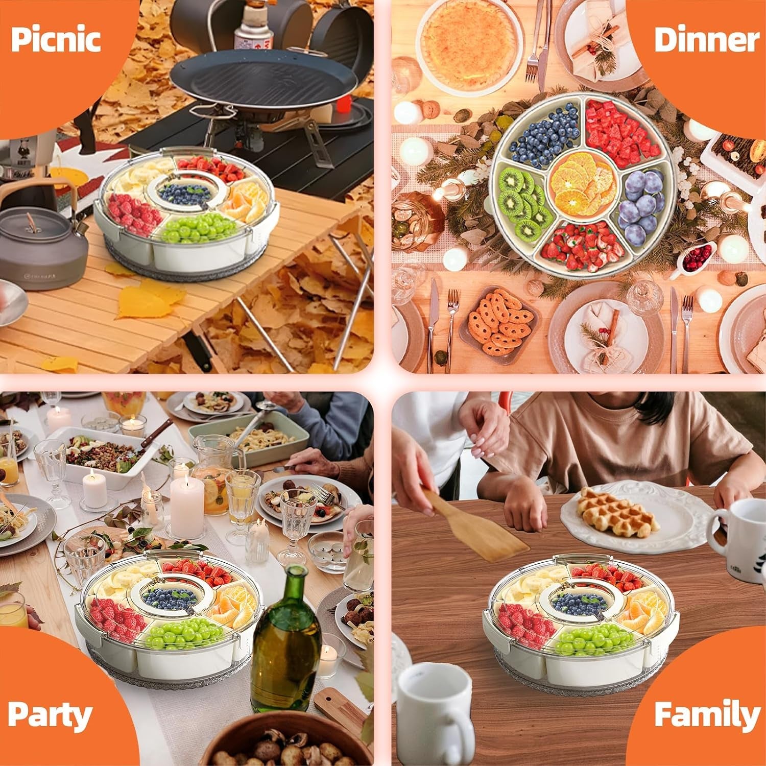 divided-serving-tray-with-lid-and-handle-stackable-snackle-box-container-for-fruits-candy-organizer-portable-spinning-rounded-veggie-tray-for-kitchen-party-trave-and-picnic-1-pack