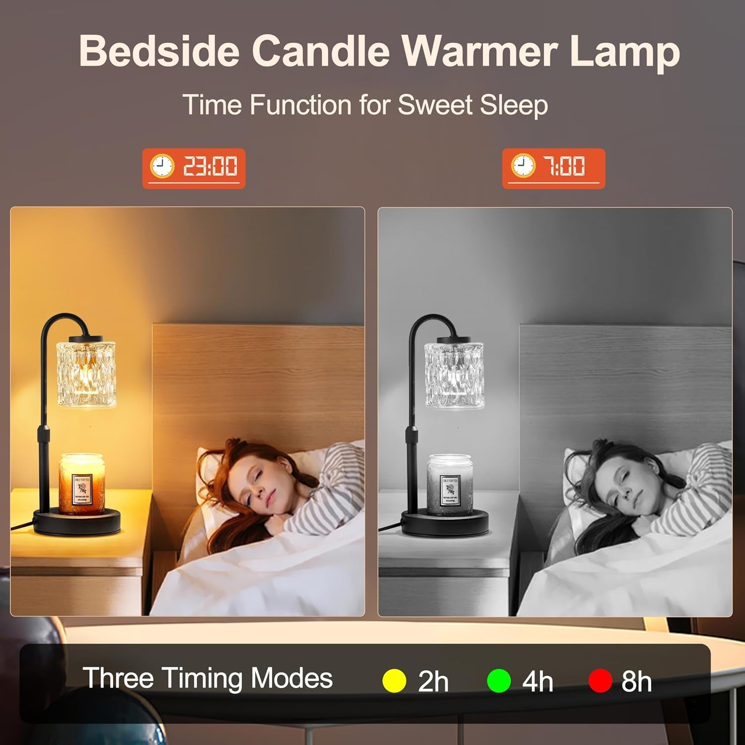 dimmable-candle-warmer-lamp-with-timer-height-adjustable-candle-warmer-for-jar-candles-electric-wax-melt-warmer-for-home-decor-house-warming-gifts-birthday-gifts-for-women-black-clear