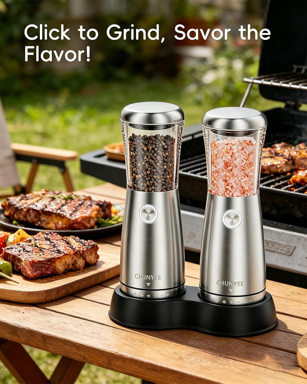 electric-salt-and-pepper-grinder-set-automatic-stainless-steel-rechargeable-salt-and-pepper-grinder-set-with-storage-base-large-capacity-led-light-adjustable-coarseness-ideal-kitchen-gadget