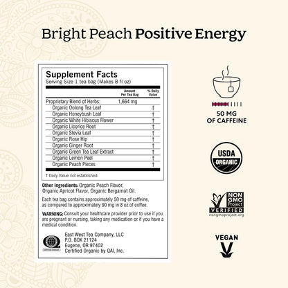 Morning Energy Variety Pack, 48 Tea Bags (3 Pack) | Sampler with Bright Peach Positive Energy, Sweet Tangerine Positive Energy and Spiced Blackberry Focus Blends2