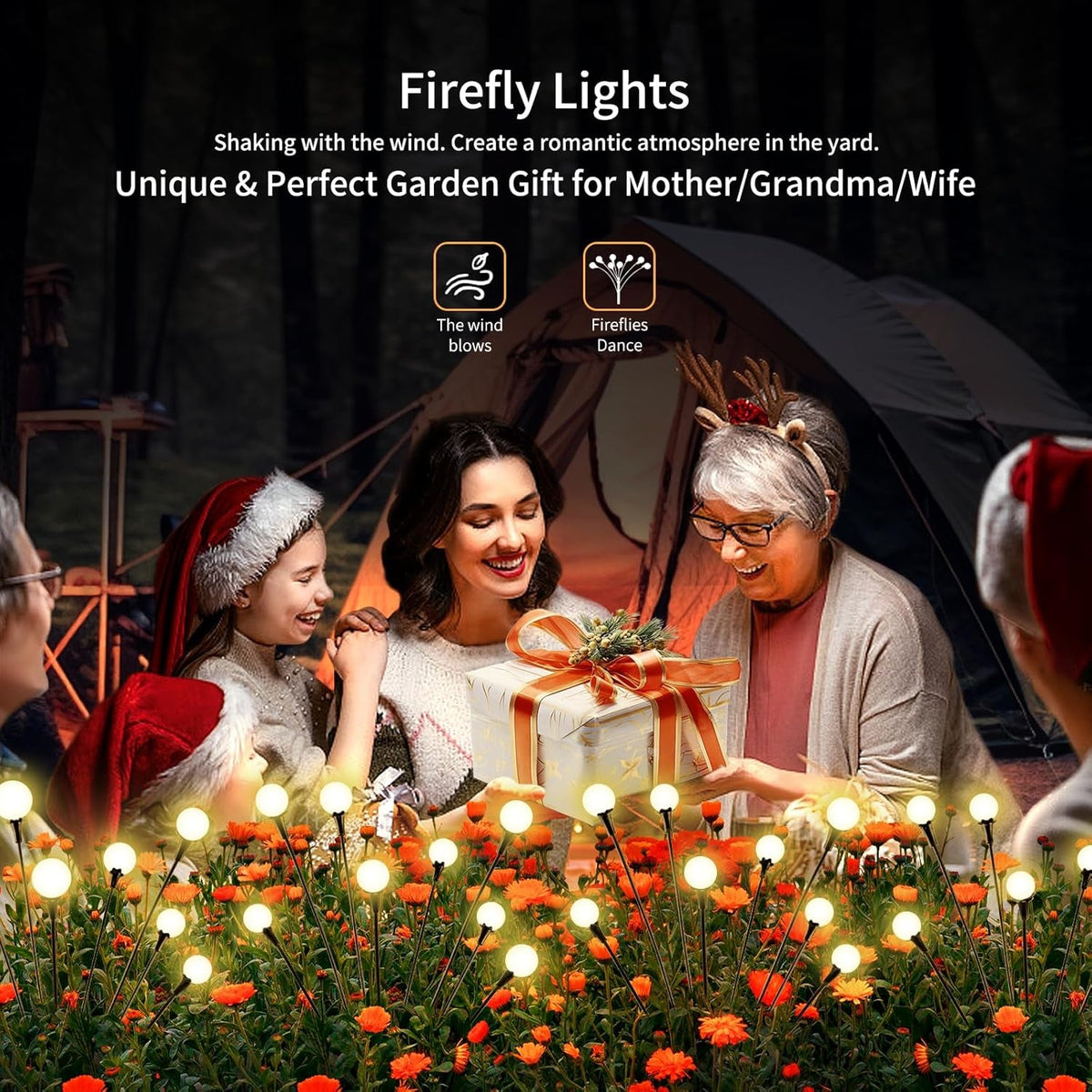 solar-lights-outdoor-waterproof-4-pack-of-32-leds-garden-patio-firefly-decoration-unique-gifts-women-grandparents