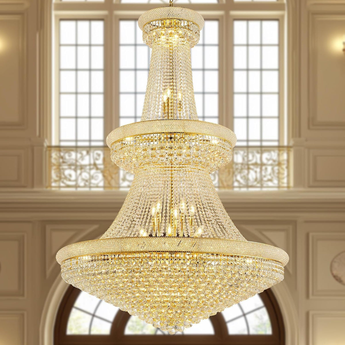 grand-gold-crystal-chandelier-48-inch-3-tier-empire-style-with-42-led-bulbs-680-k9-crystals-adjustable-chain-for-luxury-foyers-staircases-gold