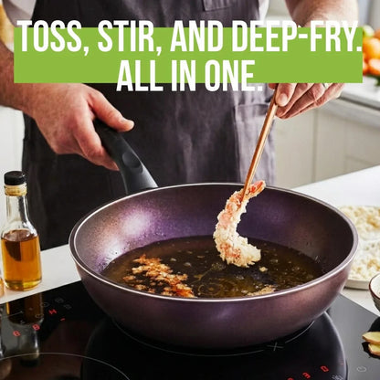 '- Art Pan 12" Wok/Stir-Fry Pan, Coated 5 Times with Teflon Select Non-Stick Coating (PFOA Free) - Made in Korea3