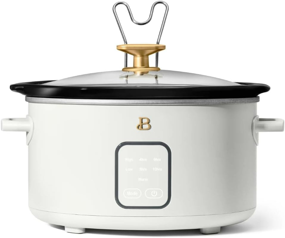 4-quart-slow-cooker-with-touch-activated-display-programmable-digital-controls-removable-non-stick-pot-keep-warm-function-white-icing