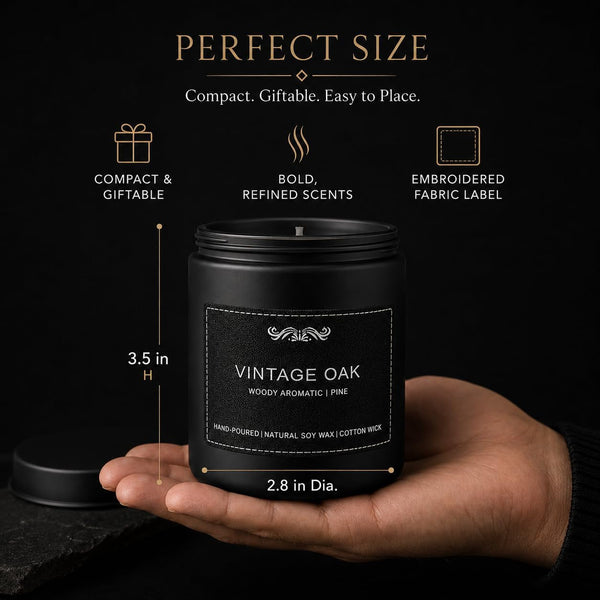 6 Pack Scented Candles for Men, Home Aromatherapy Mens Candle Gifts Set5