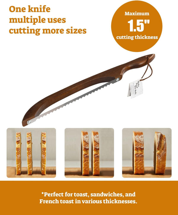 16.5" Bread Slicer, Sourdough Bread Knife for Homemade Bread4
