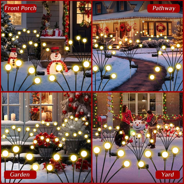 Solar Garden Lights Outdoor Waterproof, Swaying Firefly Light, Garden Decor9