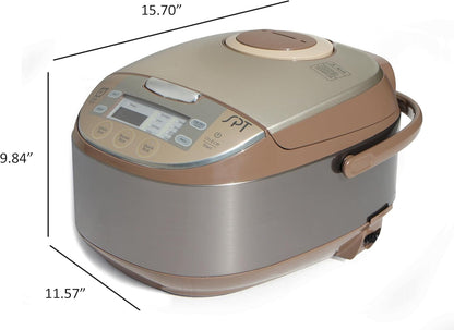 RC-1206 6 Cups Multi-Functional Rice Cooker: Brown Rice, White Rice, Porridge, Oatmeal, Soup, Steam, Stew, Slow Cook and Cake8