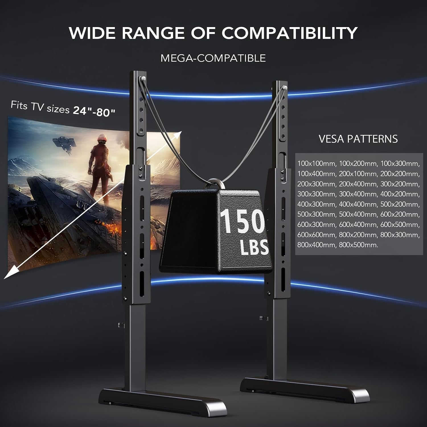 universal-tv-stand-table-top-tv-stand-base-wobble-replacement-for-most-24-to-80-inch-lcd-led-tvs-7-height-adjustable-tv-legs-hold-up-to-150lbs-max-vesa-800x500mm-black-ax10tb02