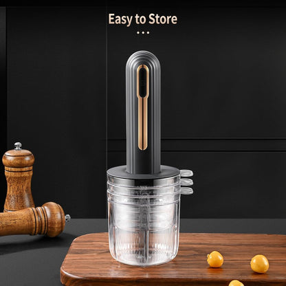 Electric Mini Food Processor, 4-Cup Portable USB Small Food Processor, Garlic Mincer, for Dicing, Mincing, and Puree, Black2