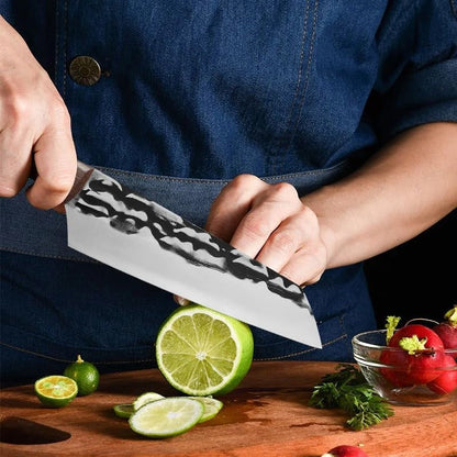 Meat Cleaver, 7 Inch Stainless Steel Kitchen Knife Butcher Meat Chopping Fish Vegetables Slicing Knife6
