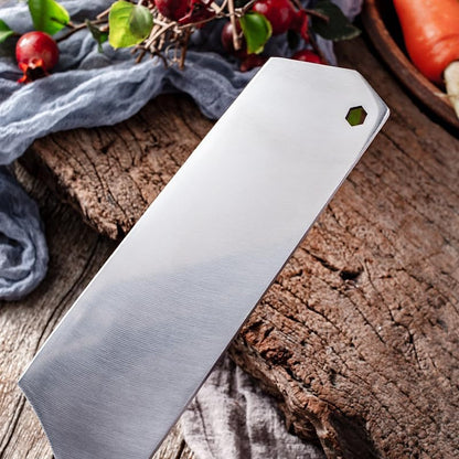 Meat Cleaver, Stainless Steel Kitchen Slicing Knives Chef Meat Cleaver Ultra-Sharp Nakiri Knife Professional Fish Sushi Cooking Cutter5