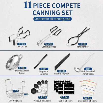 Canning Supplies Starter Kit with Canning Rack,Canning Kit for Beginners2