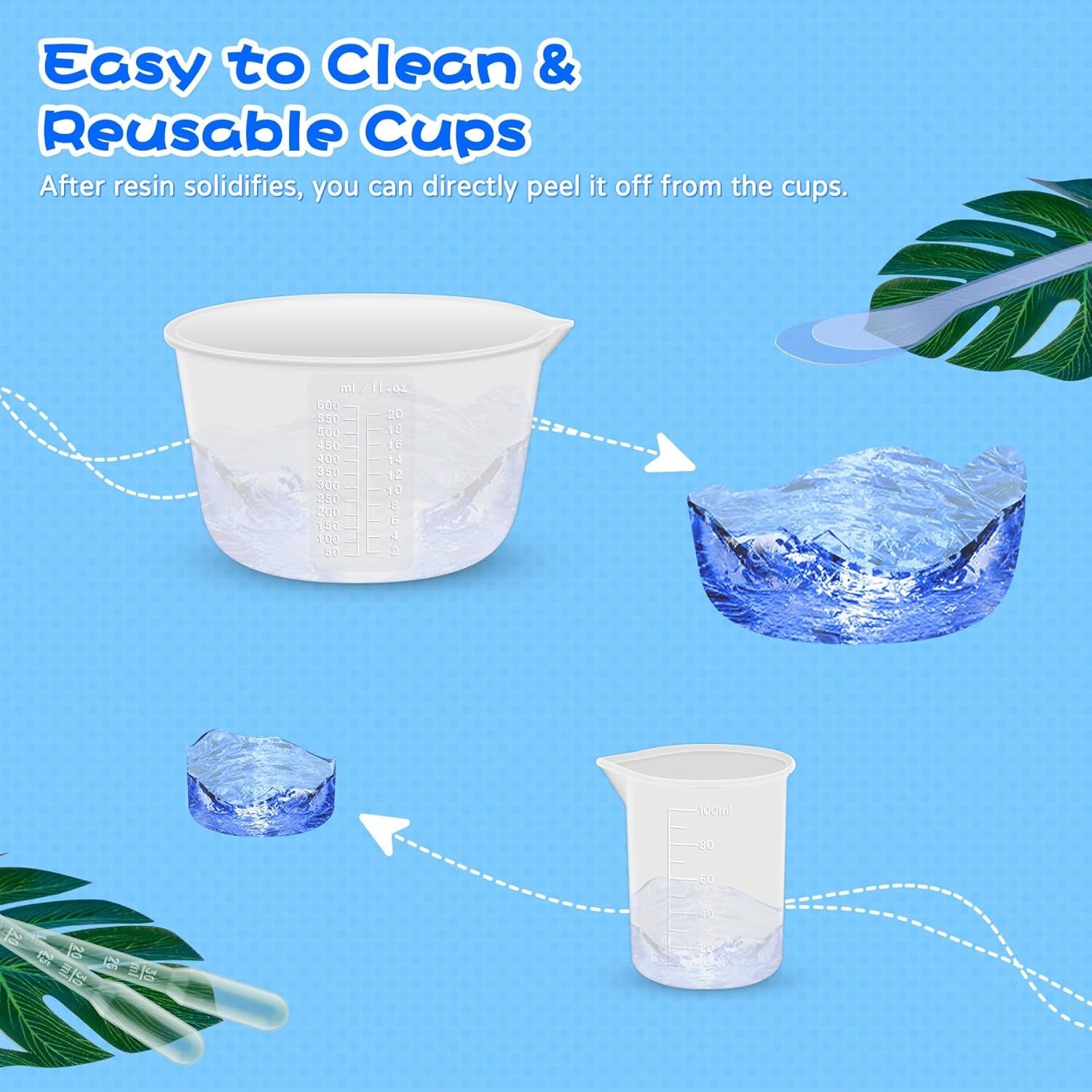 silicone-resin-mixing-measuring-cups-for-resin-supplies-600ml-20oz-bowl-250-100ml-thickened-reusable-silicone-cups-for-epoxy-mixing-with-stir-sticks-and-pipettes-jewelry-making