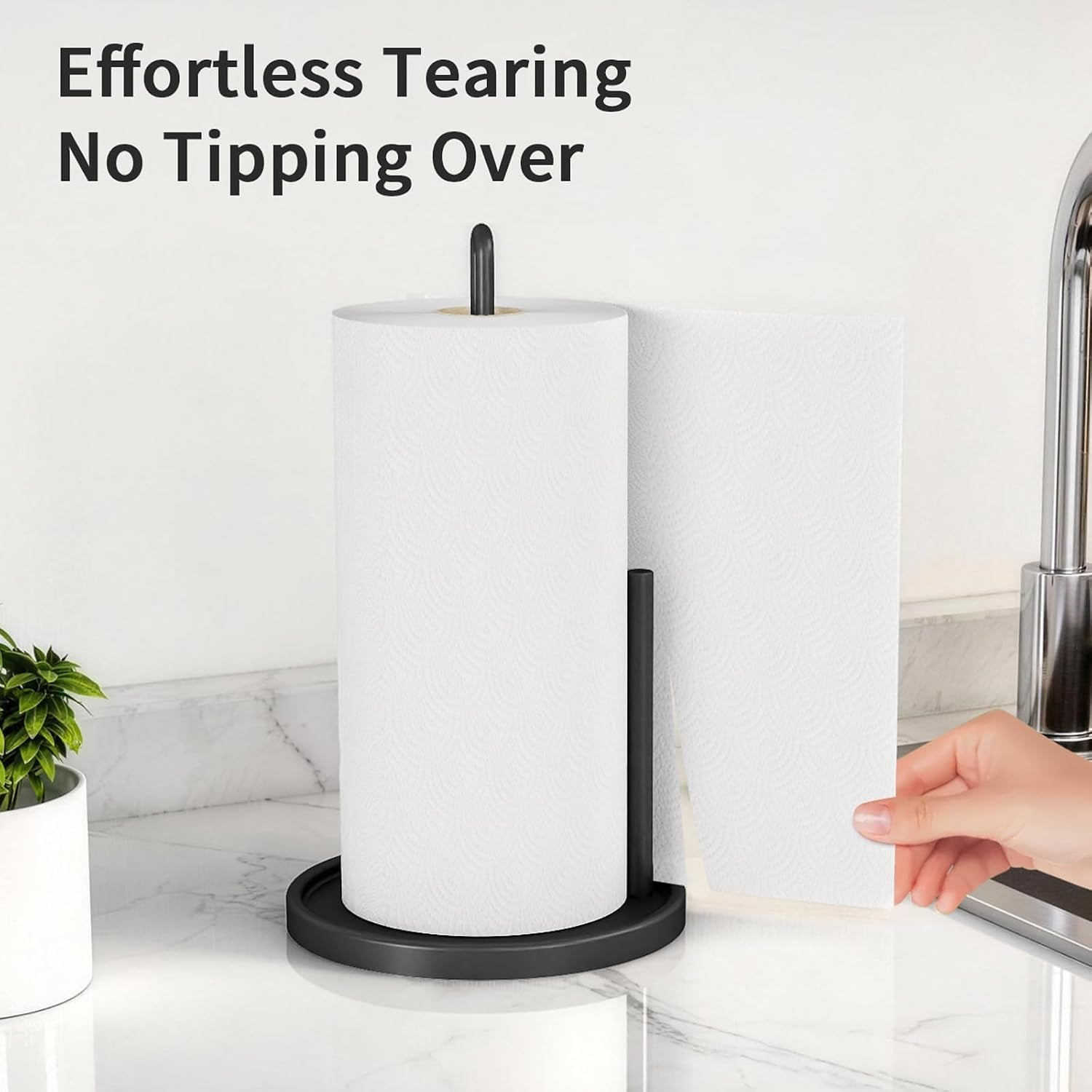 paper-towel-holder-countertop-for-kitchen-freestanding-matte-black