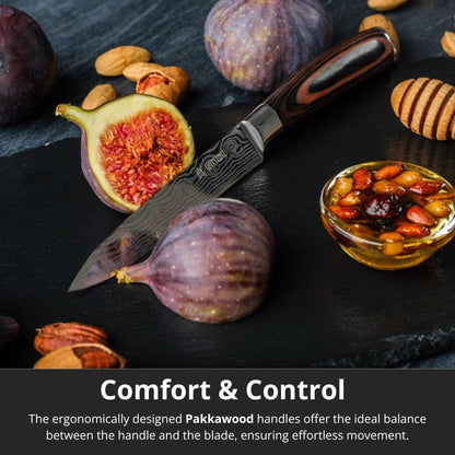 Yatoshi Professional Kitchen Knife Set, 15 Pieces, High Carbon Stainless Steel, Ergonomic Handle3