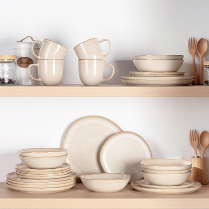 Ceramic Dinnerware Sets for 8, 24Pcs Plates and Bowls Sets Dishes8