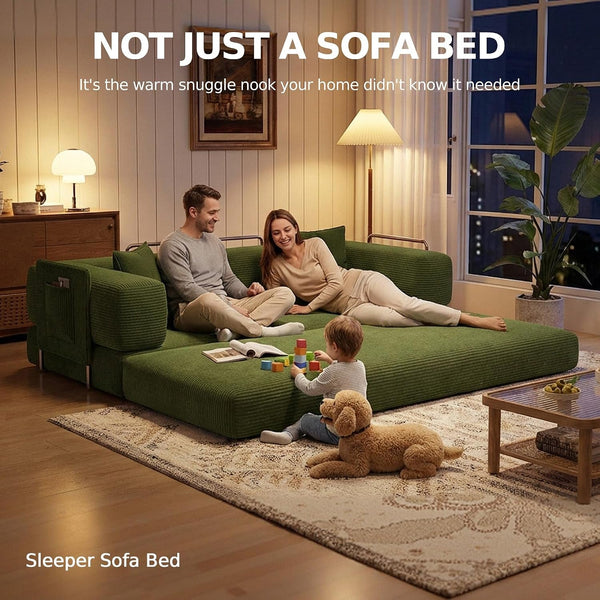 78.8'' Futon Sofa Bed, Boneless Couches for Living Room9