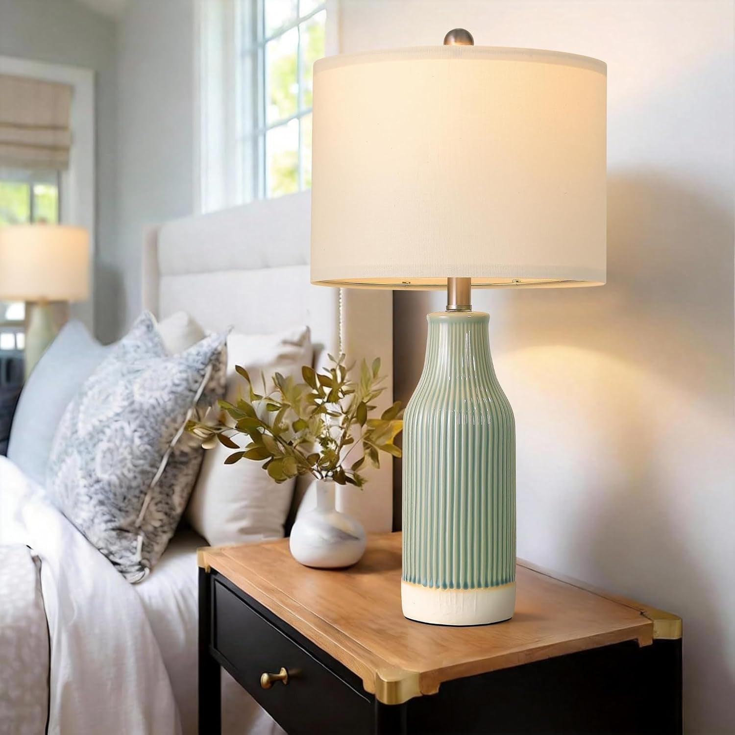23-75-modern-green-ceramic-table-lamp-set-of-2-for-living-room-farmhouse-bedside-nightstand-lamp-for-bedroom-home-office-dorm