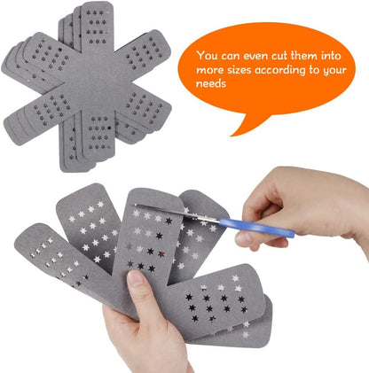 Pan and Pot Protectors, Larger & Thicker Pan Protectors with Stars, Set of 6 and 3 Different Sizes, Pot Protectors for Stacking and Protecting Your Cookware | 6-Piece Cookware Dividers with Stars Protect Pans, Pots, Bowls and Dishes from Scratches and Chipping When Stacked or Stored7