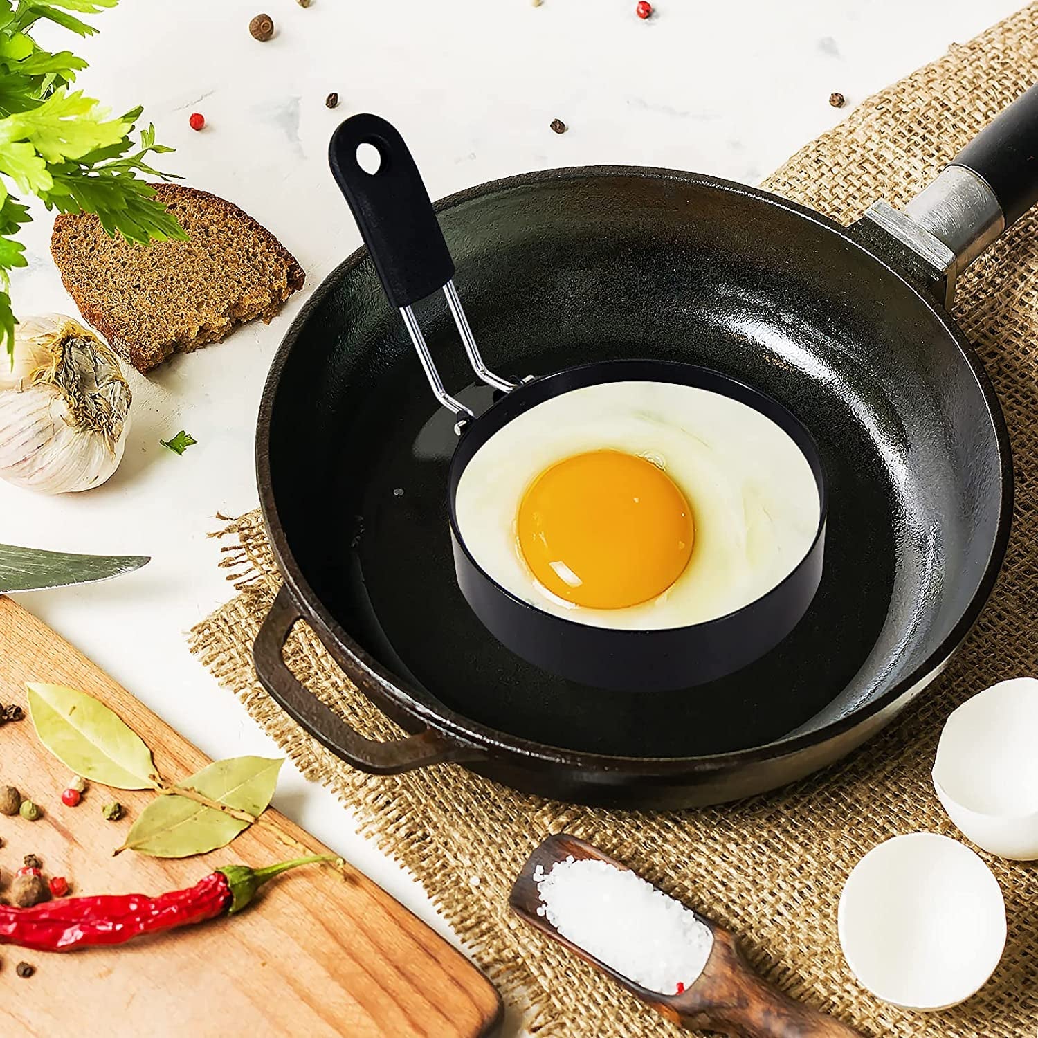 3-5-egg-rings-with-silicone-handle-stainless-steel-egg-cooking-rings-nonstick-for-frying-eggs-and-english-muffins-pancake-egg-mold-shaper-for-breakfast