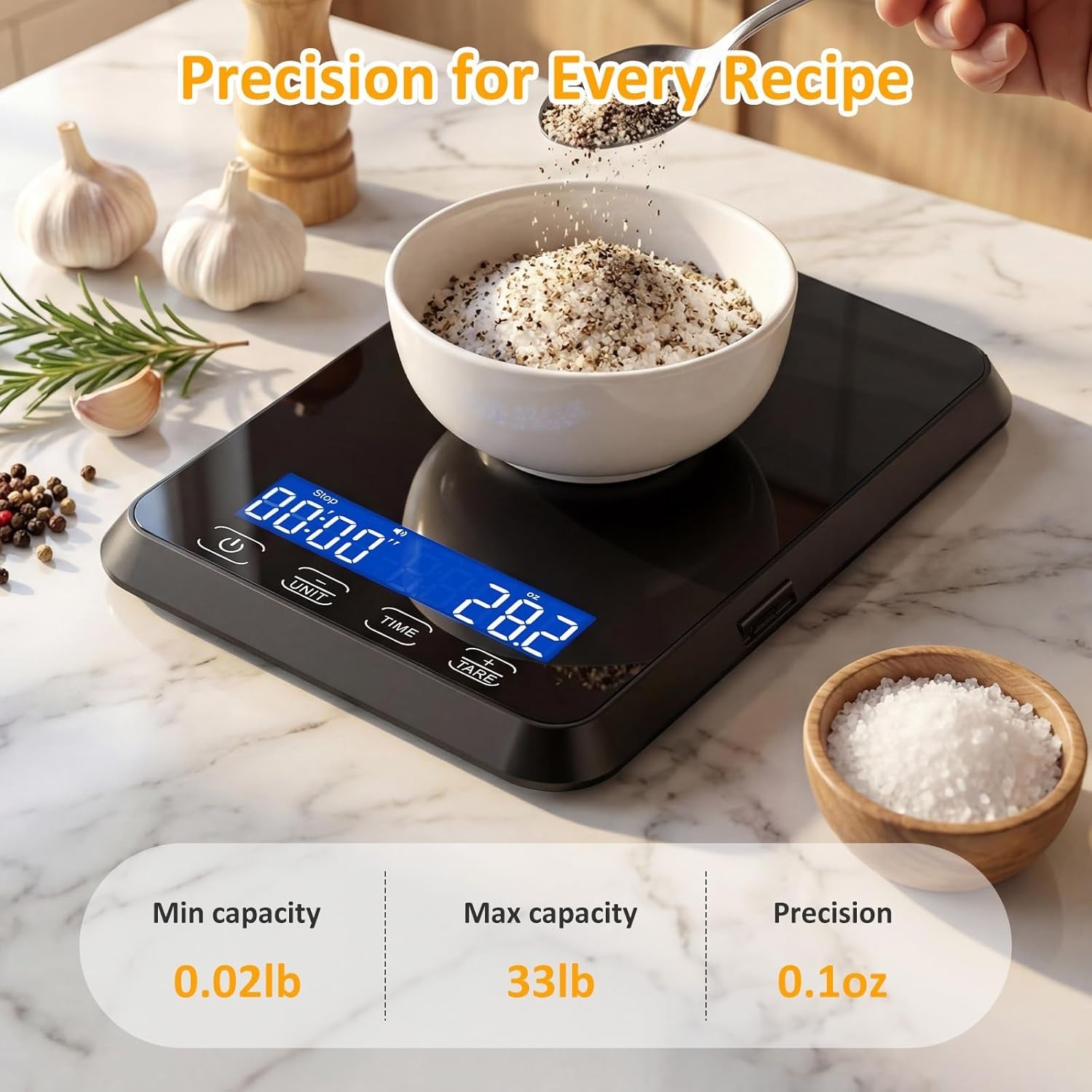 food-scale-33-lb-0-1-oz-high-precision-kitchen-scale-for-sourdough-bread-built-in-7-units-timing-tare-function-rechargeable-digital-kitchen-scale-for-food-baking-cooking