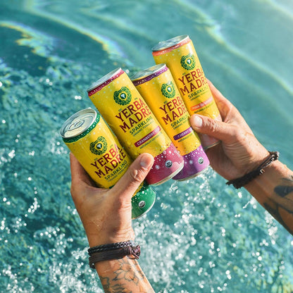 Yerba Madre Organic Sparkling Yerba Mate, Cranberry Pom, 115Mg Natural Plant Based Caffeine, Smooth Energy & Focus, Carbonated, 12Oz Cans (Pack of 12) (Packaging May Vary)7