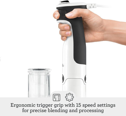 Breville BSB530XL All in One Processing Station, Brushed Stainless Steel | Slice, Chop, Grate, Puree, and Mash with This Multifunctional Kitchen Set | Immersion Blender and Food Processor3