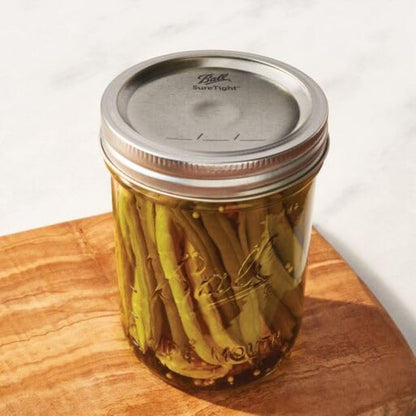 Glass Jars Wide Mouth Lids, 12 Lids2