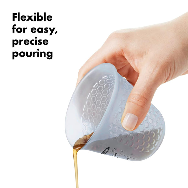 OXO Good Grips 3 Piece Squeeze & Pour Silicone Measuring Cup Set4