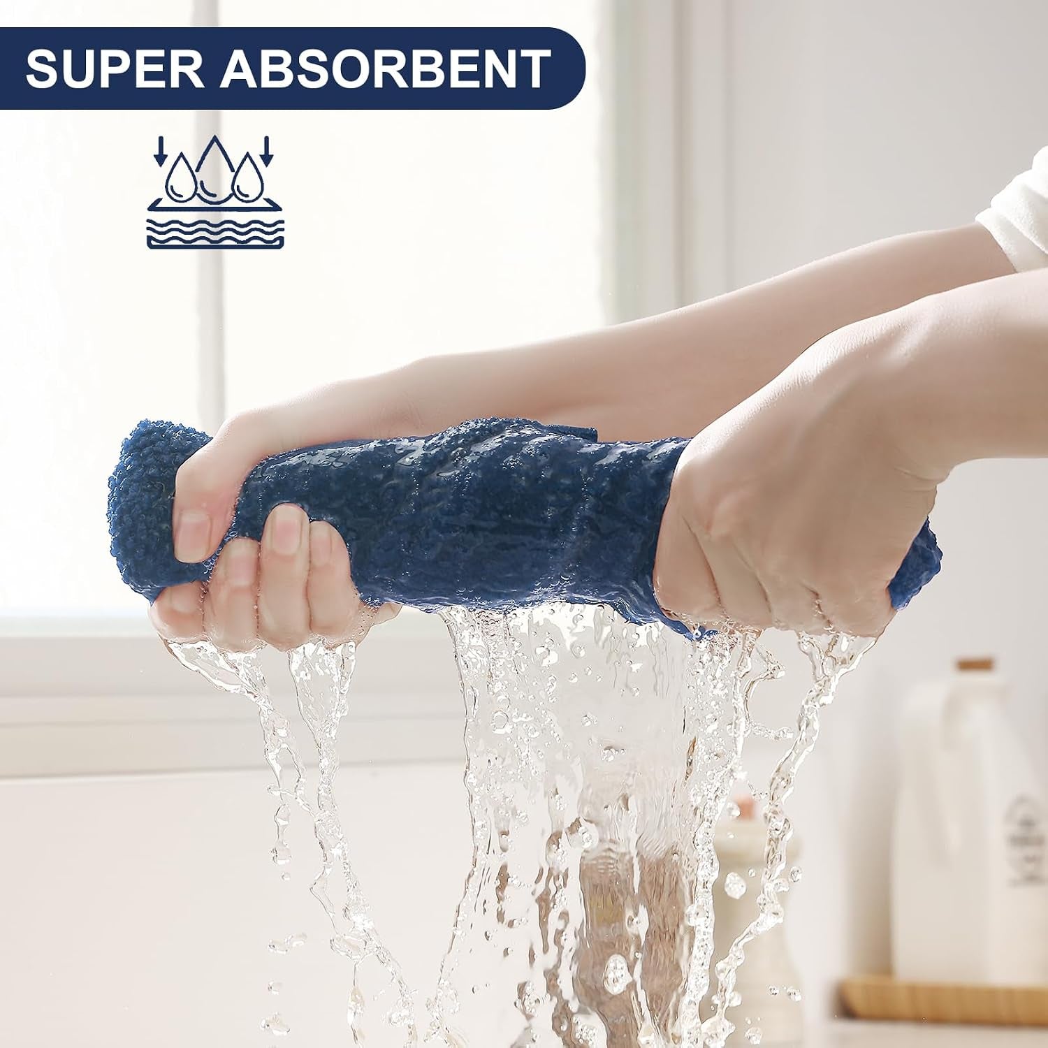 dual-design-kitchen-towels-and-dishcloths-set-8-pack-navy-blue