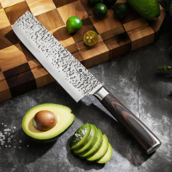 Nakiri Knife 7 Inch,Razor Sharp Japanese Kitchen Knife Chef Knife3