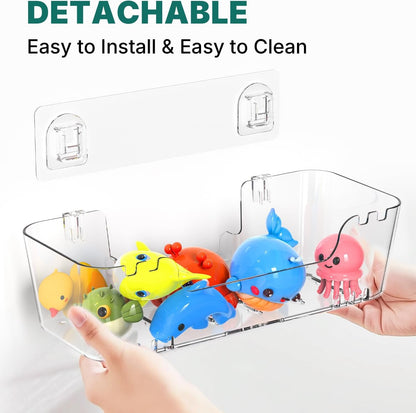 Bath Toy Storage Holder for Bathtub 2 Pack Bath Toy Organizer7