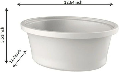 P.W. 6 QT Slow Cooker, Locking, Digital, Stainless Steel Housing Lid, Digital Healthy Eating, Easy Programming of Time and Temperature, Removable Stoneware (Brilliant Blooms)7