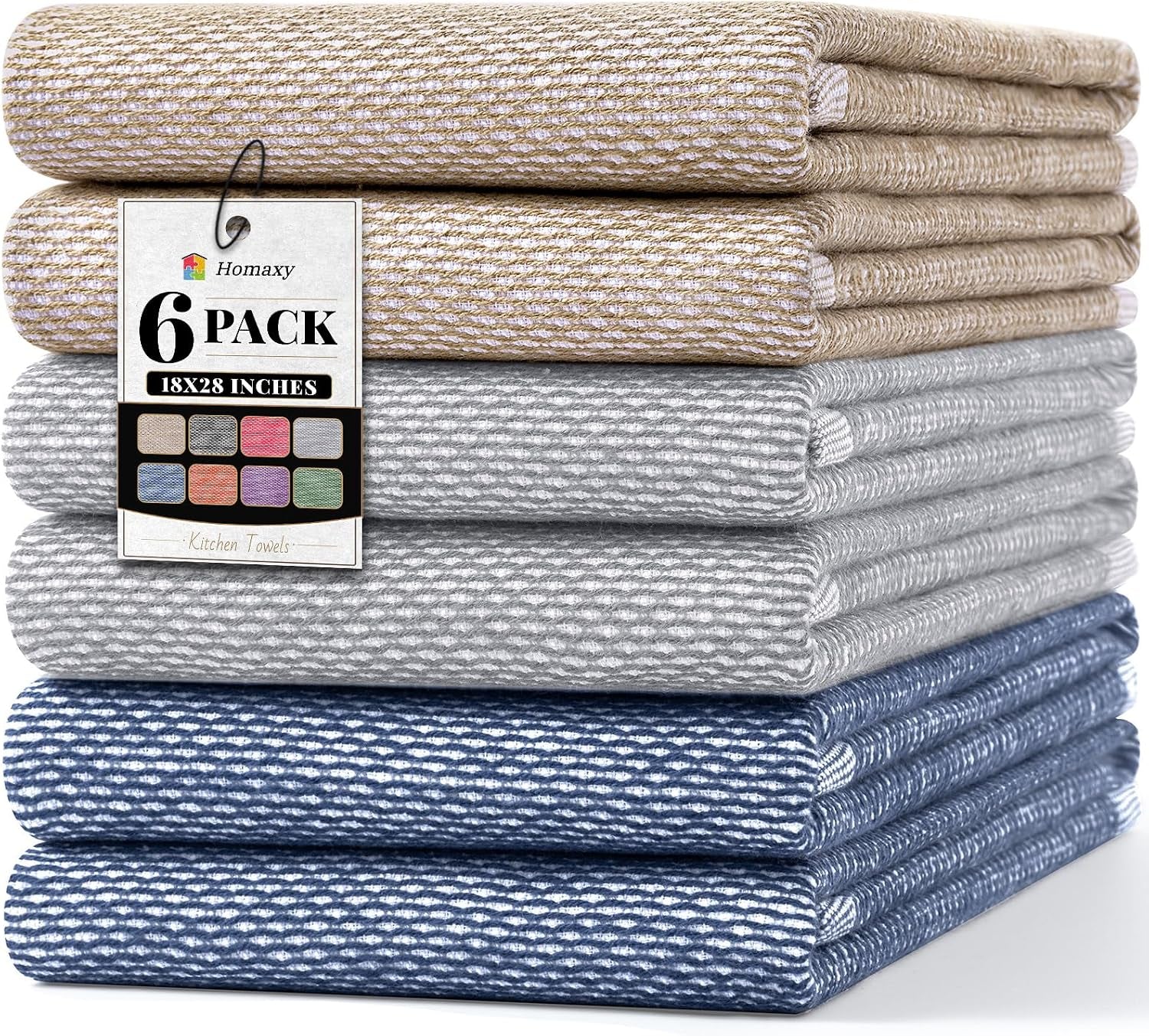 380-gsm-yarn-dyed-kitchen-towels-18x28-6-pack-multicolor