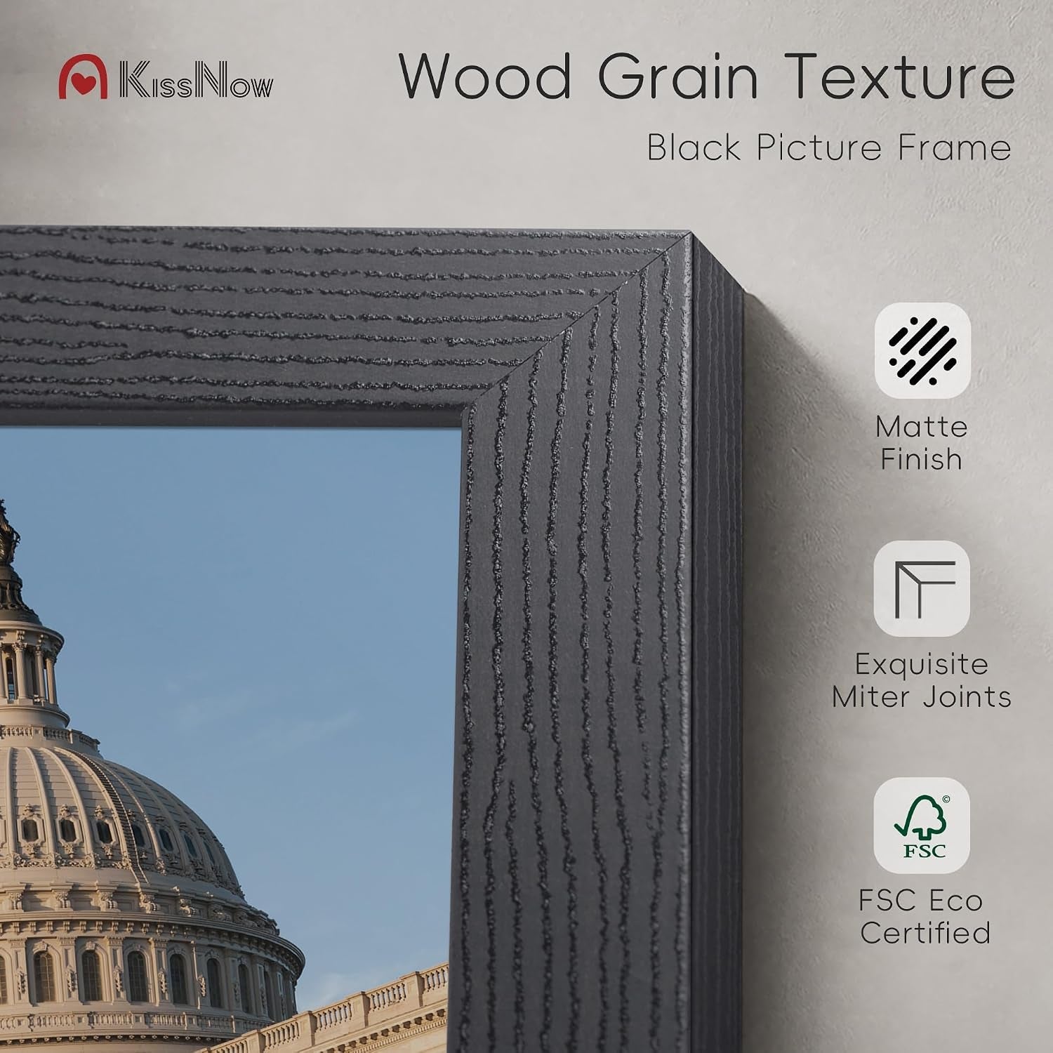 4x6-picture-frame-4-pack-black-solid-wood-wall-or-tabletop